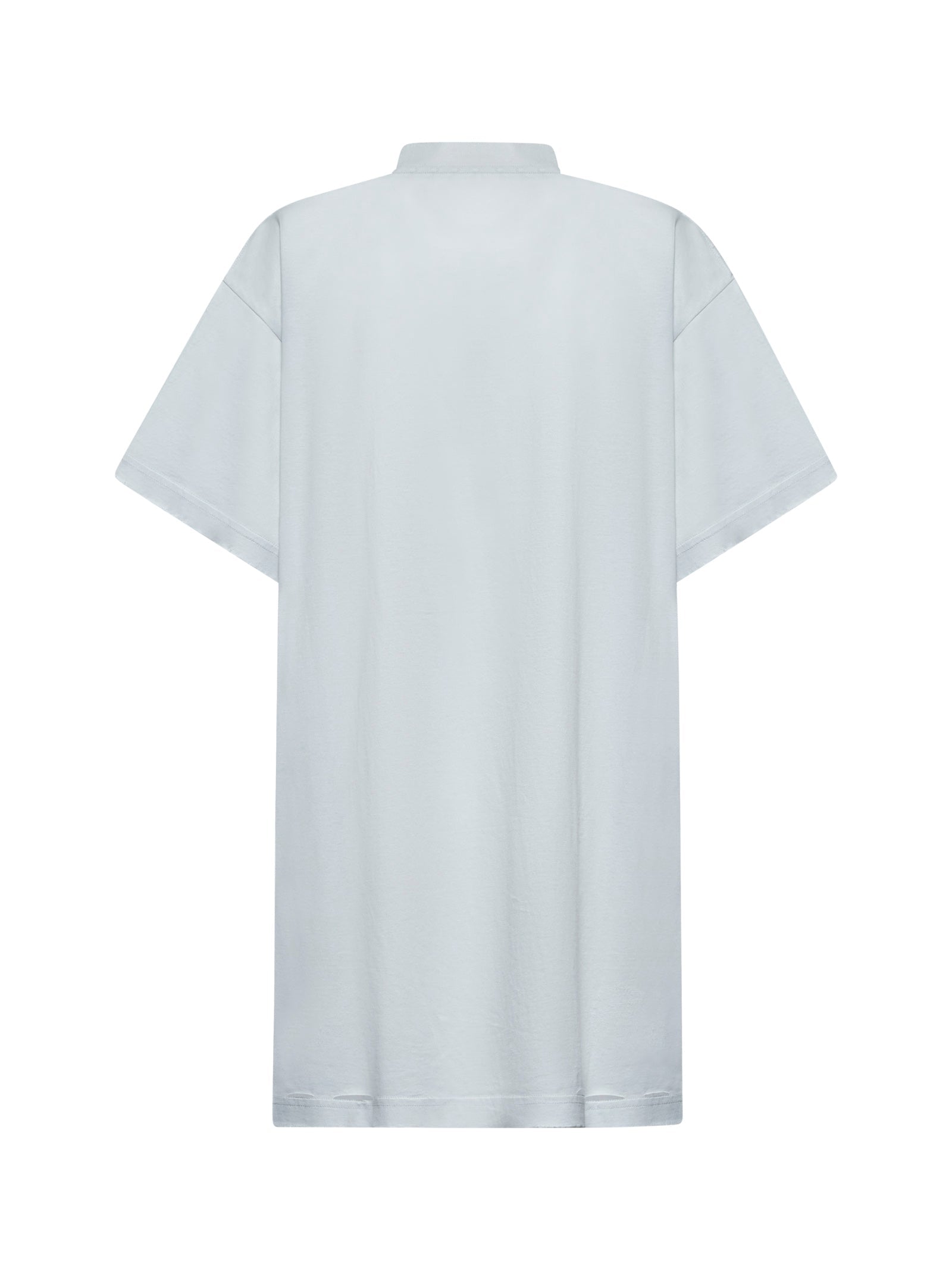 Balenciaga Women Dirty White Optical Oversize T-Shirt
