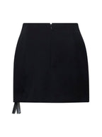 Balenciaga Women Black Hourglass Mini Skirt