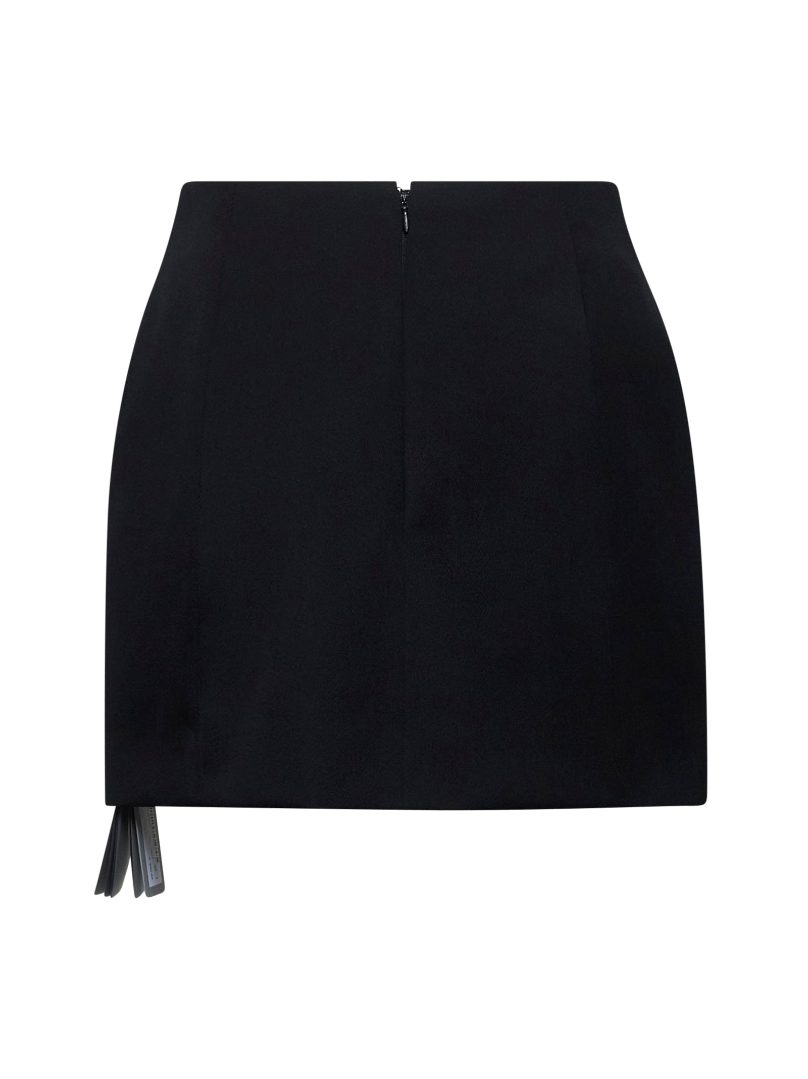 Balenciaga Women Black Hourglass Mini Skirt