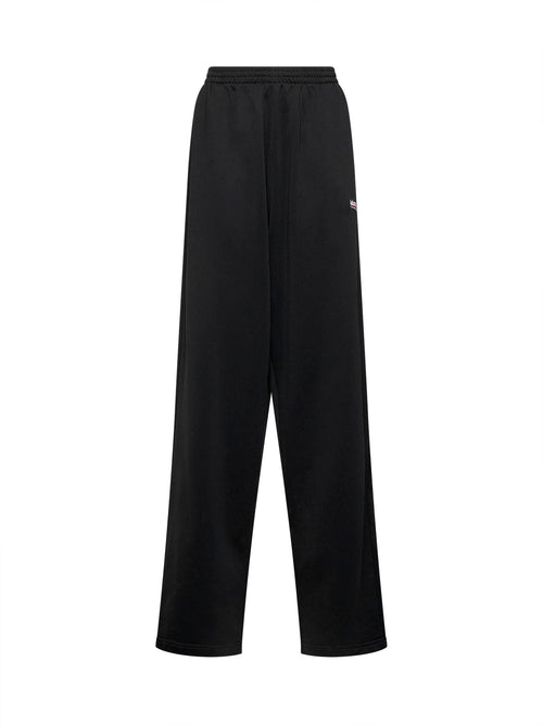Balenciaga Women Black Political Campaign Baggy Sweatpants