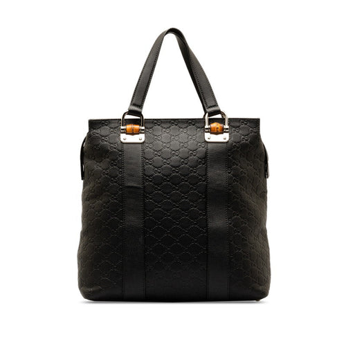 Gucci Bamboo Guccissima Leather Tote Bag