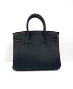 Hermes Birkin 30 Biscuit Togo Leather Black Gold Hardware