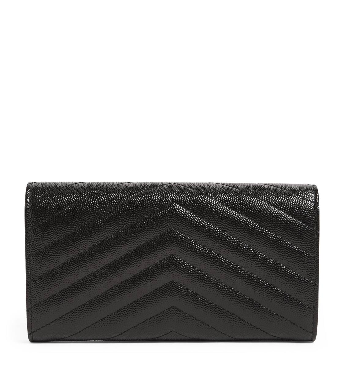 Saint Laurent Cassandre matelassé envelope leather wallet on chain
