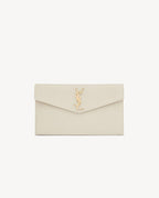 Saint Laurent Uptown leather clutch