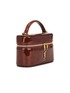 SAINT LAURENT Gaby Vanity Bag in Patent Leather