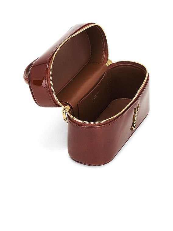 SAINT LAURENT Gaby Vanity Bag in Patent Leather