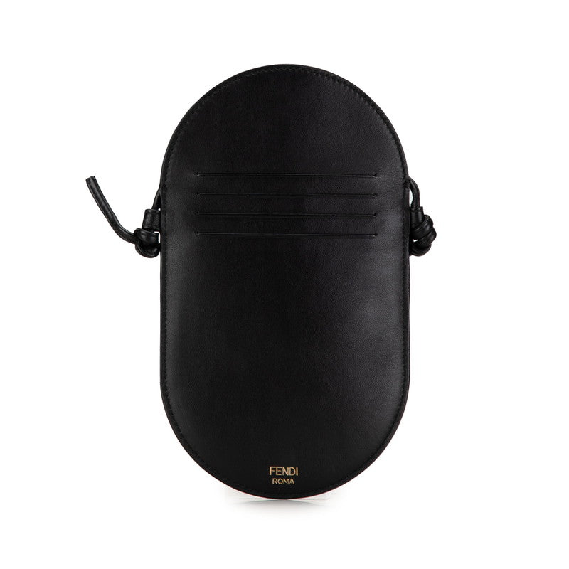 Fendi Leather FF Logo Phone Holder Bag