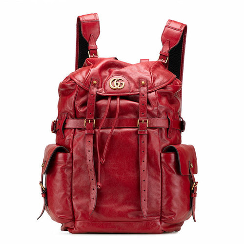 Gucci GG Marmont Leather Backpack