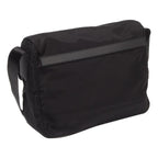 Prada Black Nylon Triangle Logo Messenger Bag