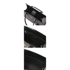 Prada Saffiano Lux Black Leather Large Crossbody Satchel Bag