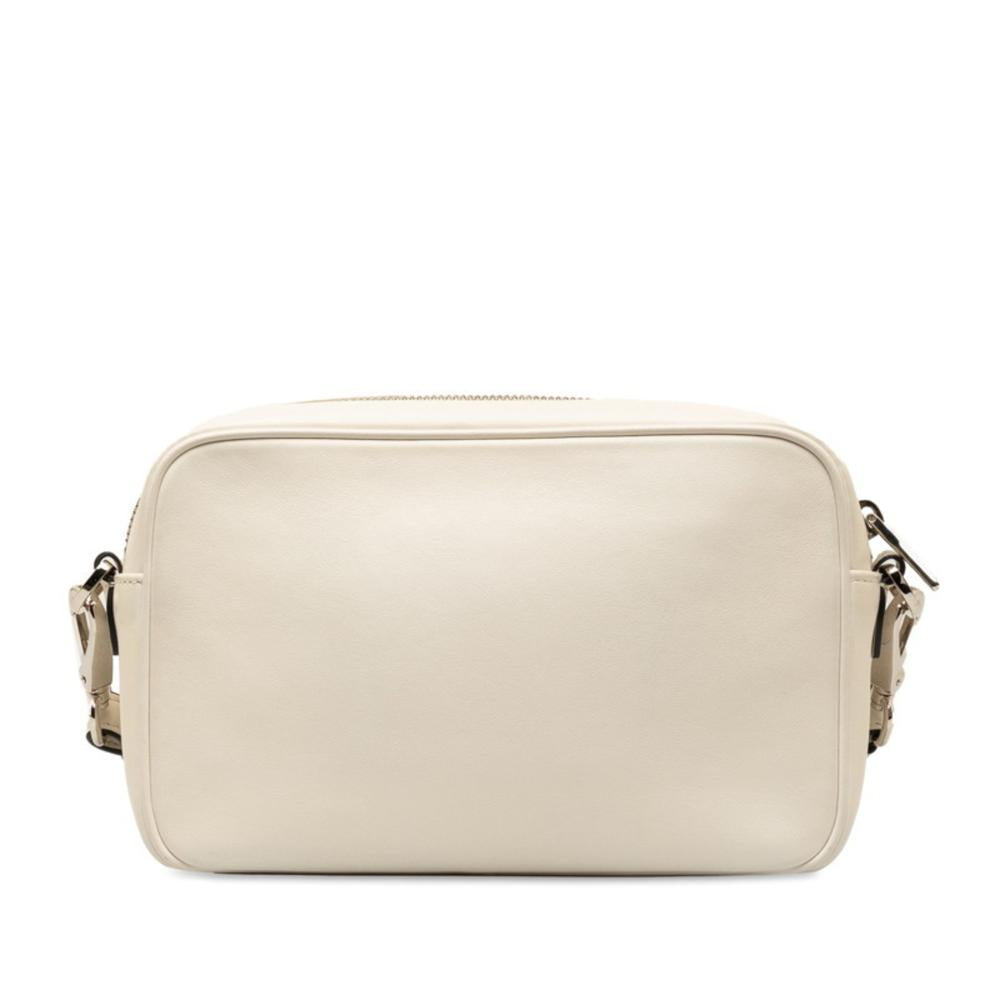 Beige Fabric Prada Shoulder Bag