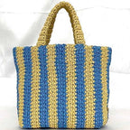 Beige Fabric Prada Tote
