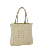 Beige Leather Prada Handbag