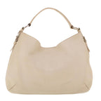 Beige Leather Prada Shoulder Bag