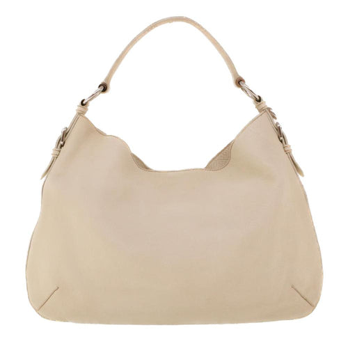 Beige Leather Prada Shoulder Bag