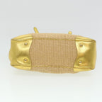 Beige Leather Prada Shoulder Bag