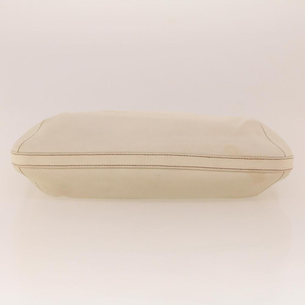 Beige Leather Prada Shoulder Bag