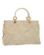 Beige Nylon Prada Handbag