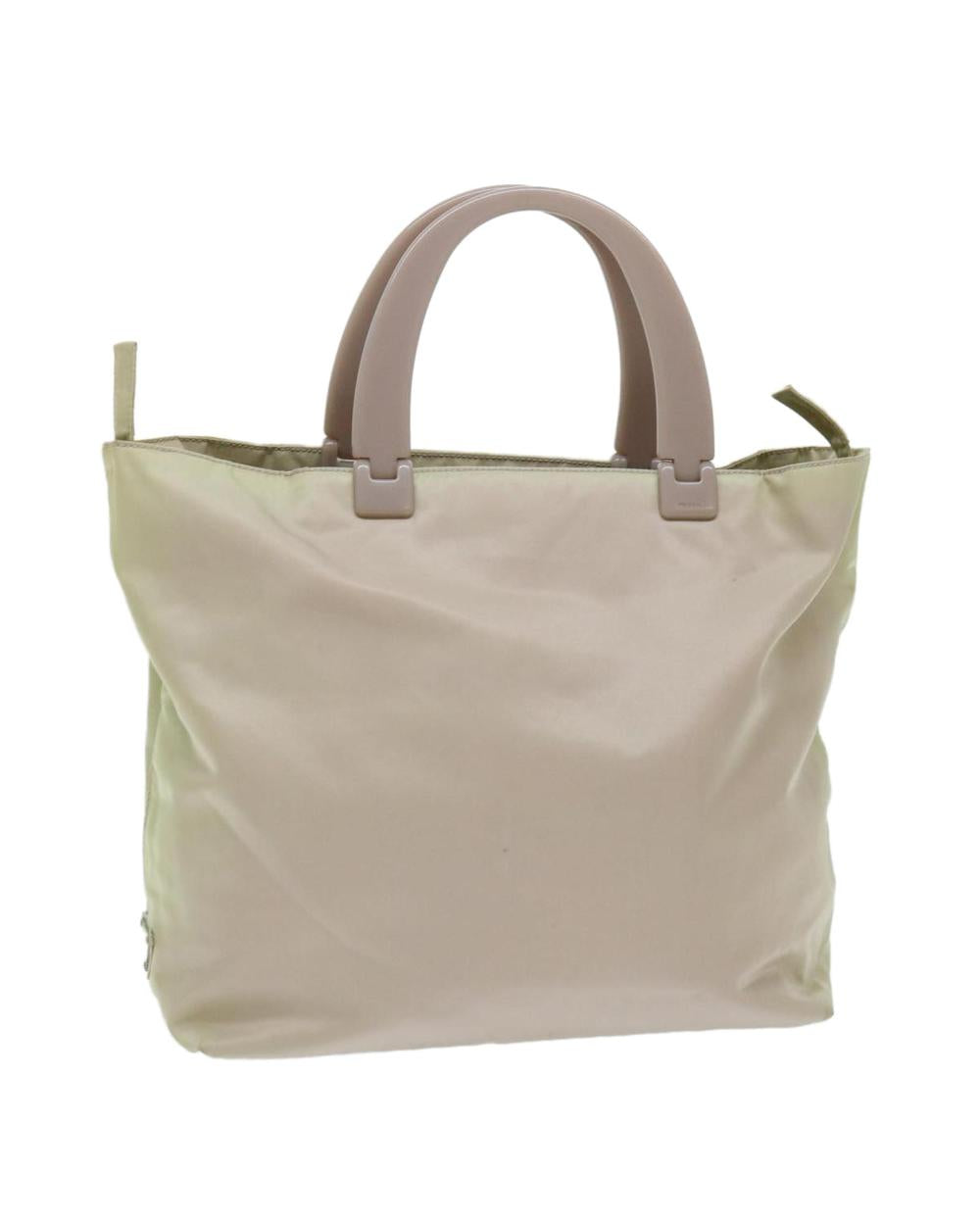 Beige Nylon Prada Handbag