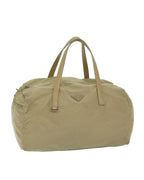 Beige Nylon Prada Handbag
