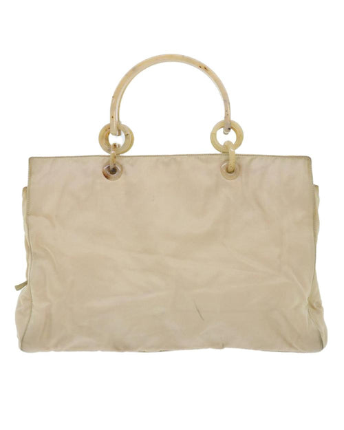 Beige Nylon Prada Handbag