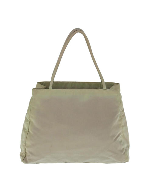 Beige Nylon Prada Handbag