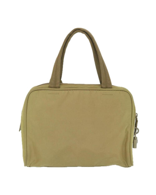 Beige Nylon Prada Handbag