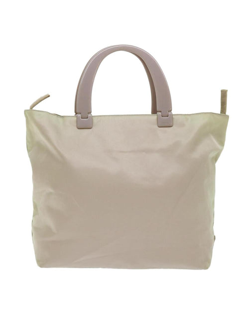 Beige Nylon Prada Handbag