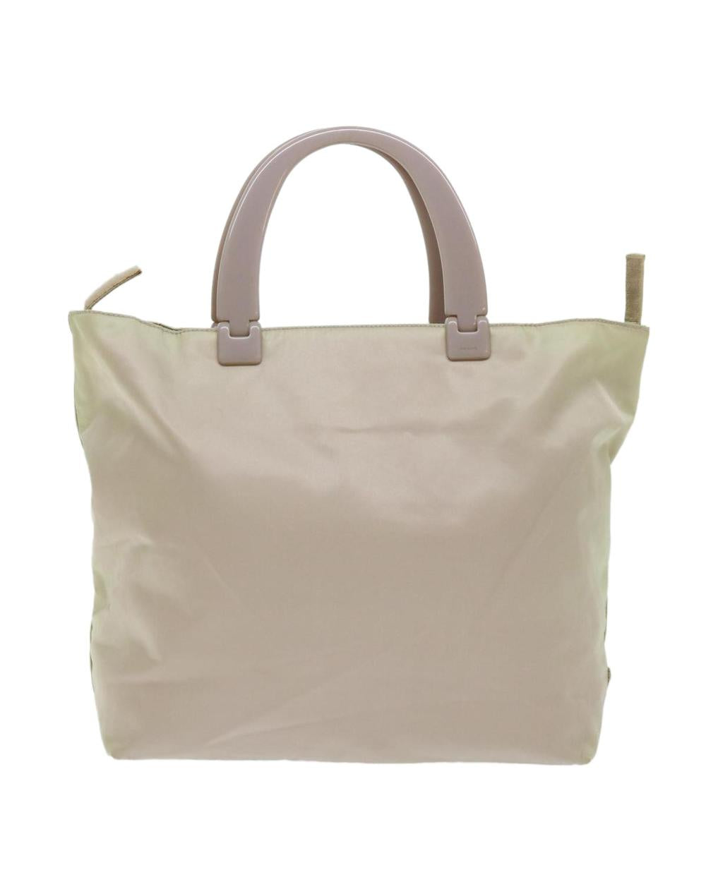 Beige Nylon Prada Handbag