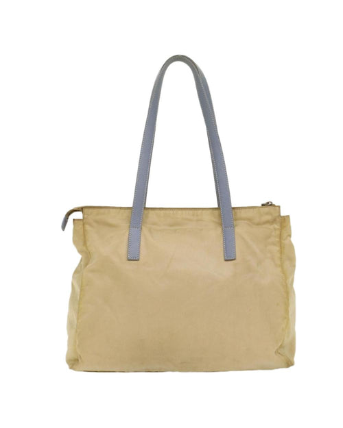 Beige Nylon Prada Handbag