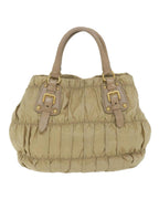 Beige Nylon Prada Handbag