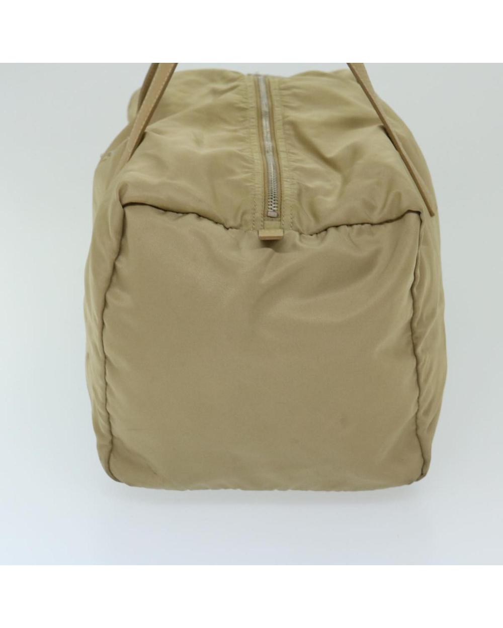 Beige Nylon Prada Handbag