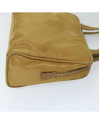 Beige Nylon Prada Handbag