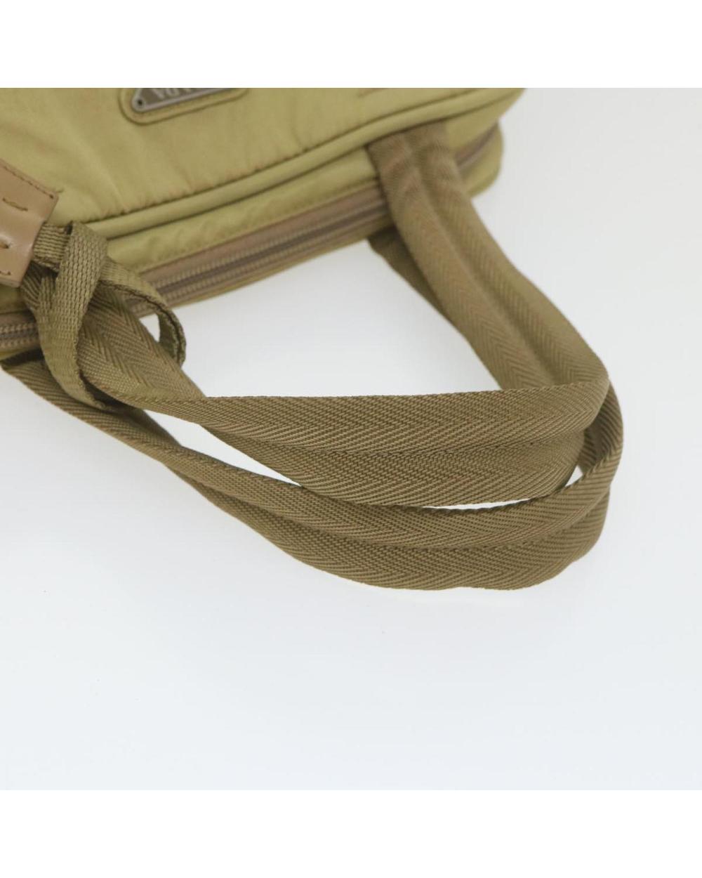 Beige Nylon Prada Handbag