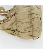 Beige Nylon Prada Handbag