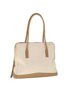 Beige Nylon Prada Shoulder Bag