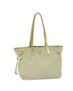 Beige Nylon Prada Shoulder Bag