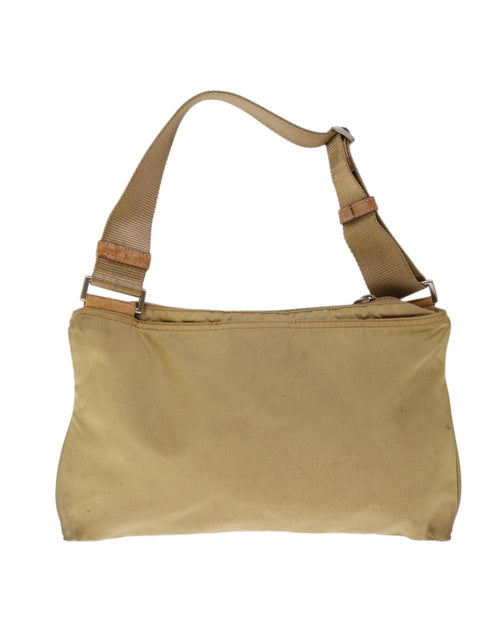 Beige Nylon Prada Shoulder Bag