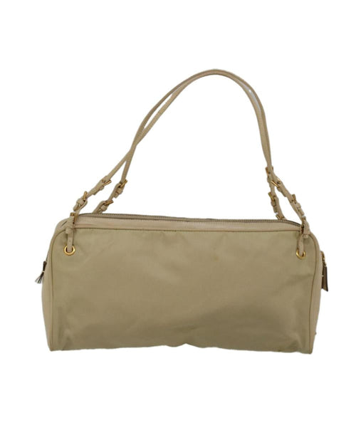 Beige Nylon Prada Shoulder Bag