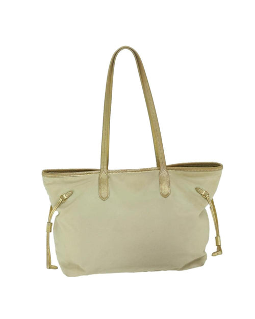 Beige Nylon Prada Shoulder Bag