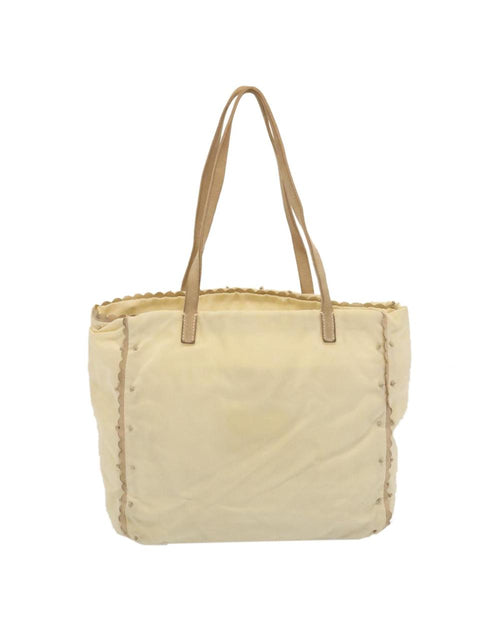 Beige Nylon Prada Shoulder Bag