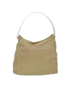Beige Nylon Prada Shoulder Bag