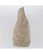 Beige Nylon Prada Shoulder Bag