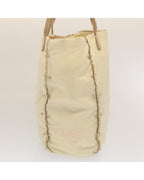 Beige Nylon Prada Shoulder Bag