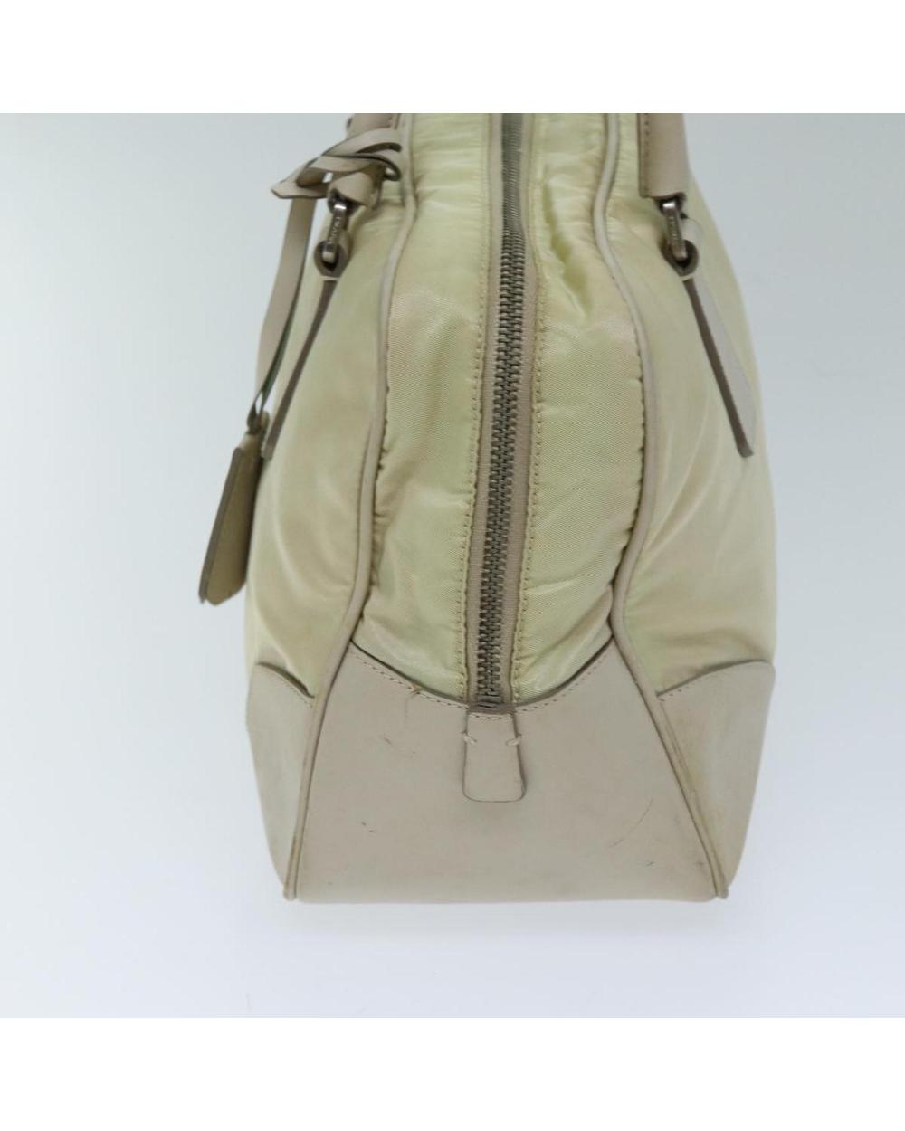 Beige Nylon Prada Shoulder Bag