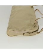 Beige Nylon Prada Shoulder Bag