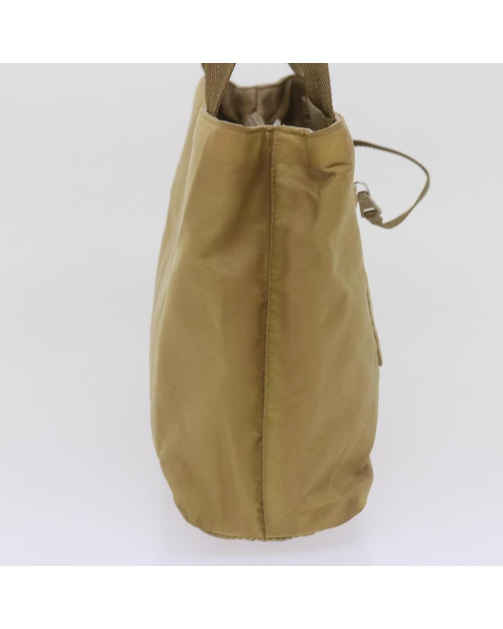 Beige Nylon Prada Shoulder Bag