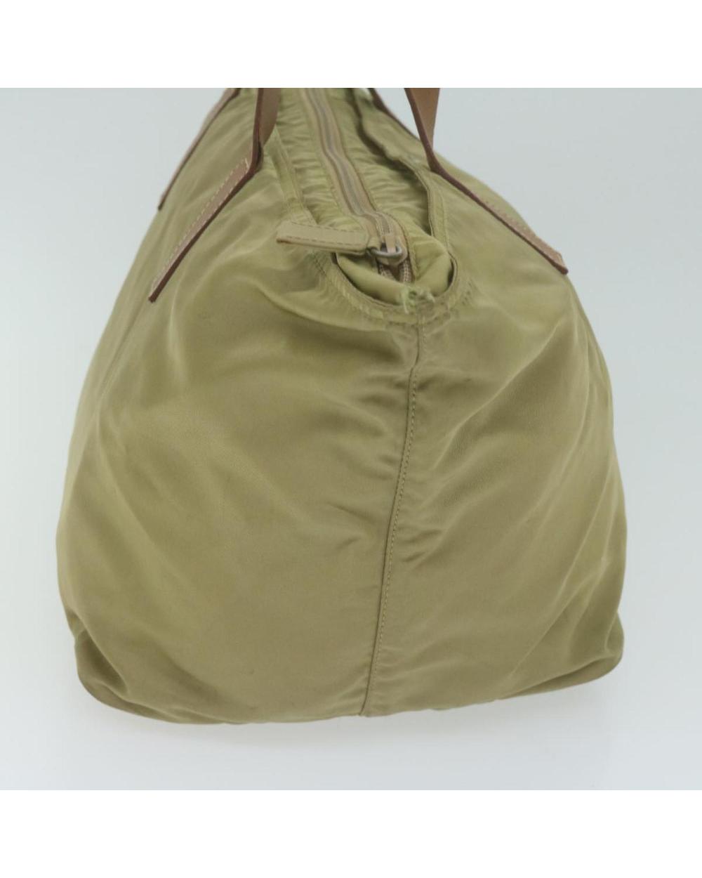 Beige Nylon Prada Shoulder Bag