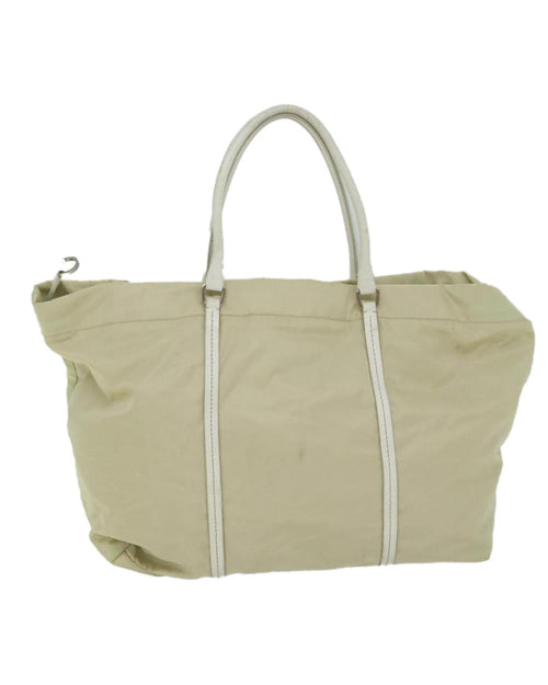 Beige Nylon Prada Tote