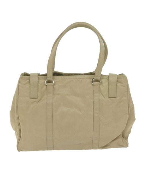 Beige Nylon Prada Tote